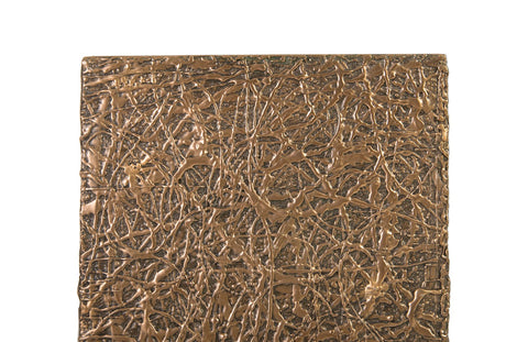 Phillips Collection Modern Abstract Bronze Center Table