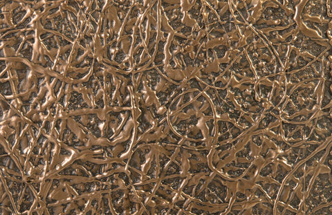 Phillips Collection Modern Abstract Bronze Center Table