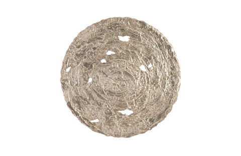 Decorating Essentials Gold Leaf Round Wall Disc