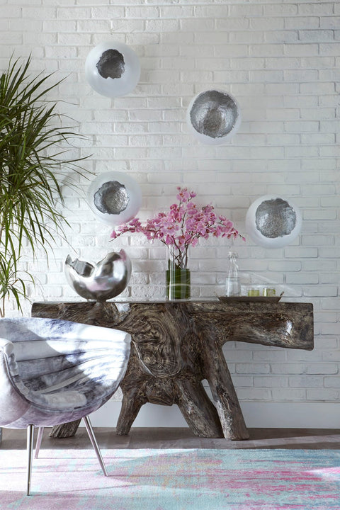 Timeless Minimalist Modern Organic Barrel Accent Chair