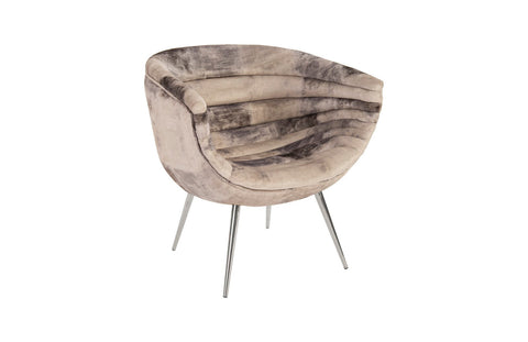 Timeless Minimalist Modern Organic Barrel Accent Chair