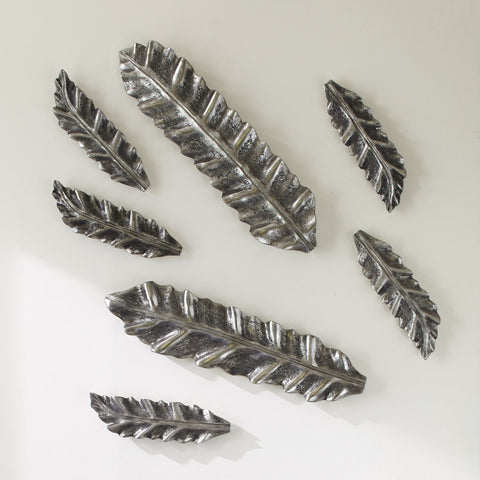 Petiole Wall Leaf Free Form Modern Wall Sculpture