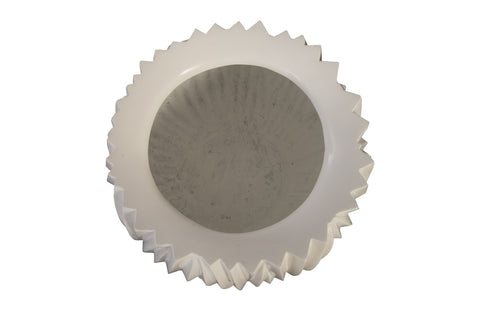 Decorating Essentials Contemporary Bowl Vase with Carving Planter