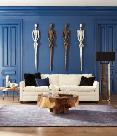 Decorating Essentials Mid Century Hammered Abstract Sculpture