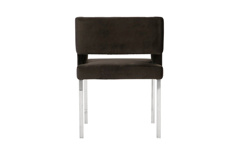 Parsons Timeless Minimalist Upholstered Dining Armchair