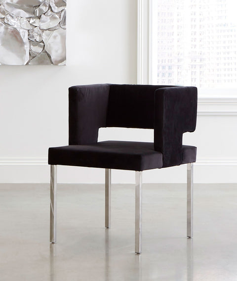 Parsons Timeless Minimalist Upholstered Dining Armchair
