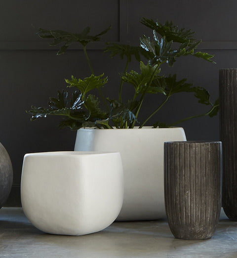 Decorating Essentials Modern Matte Square Planter