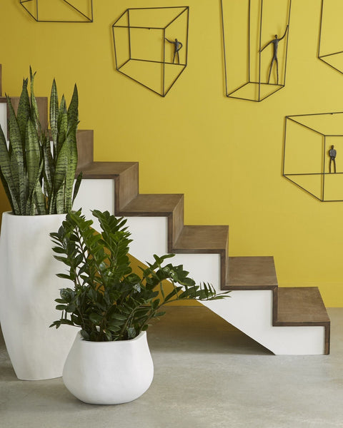 Decorating Essentials Organic Asymmetrical Floor Vase Planter