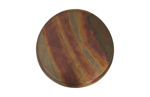 Space Saving Contemporary Drum Center Table