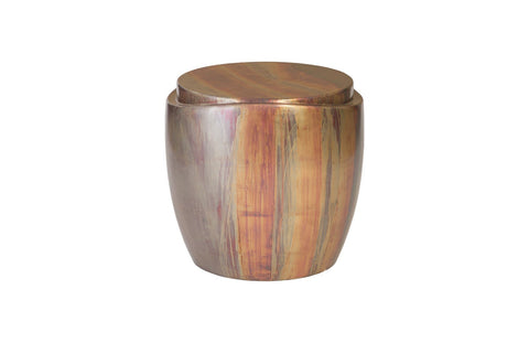 Space Saving Contemporary Drum Center Table