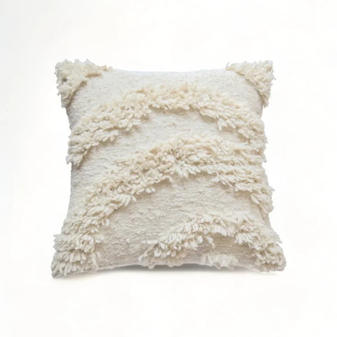Artful Traditionalist Organic Hand Spun Wool Pillow Cover