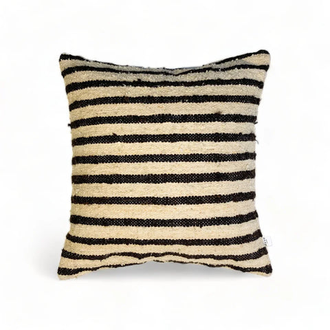 Powered by People Artful Traditionalist Coastal Scandinavian Square Pillow Cover - 18 x 18