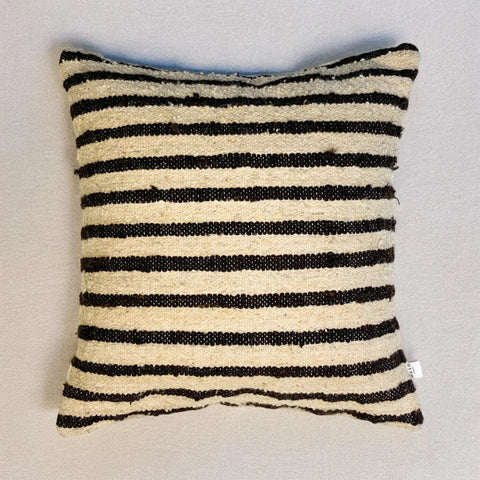 Powered by People Artful Traditionalist Coastal Scandinavian Square Pillow Cover - 18 x 18