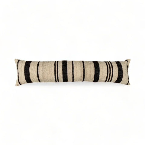 Artful Traditionalist Minimalist Handwoven Wool Pillow Cover