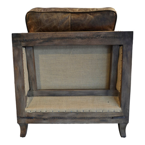 Industrial Creative Club Accent Chair with Nailhead Upholstered Design