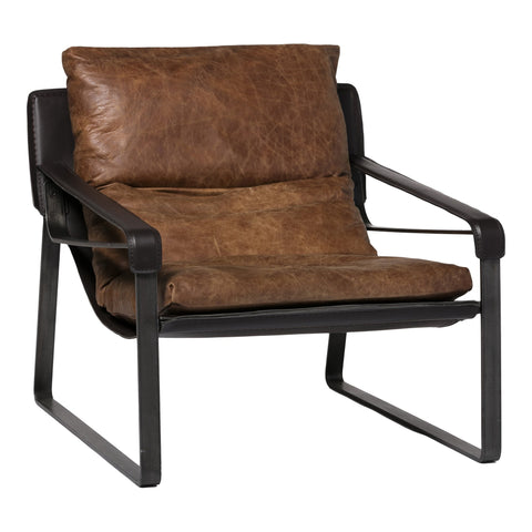 Connor Industrial Creative Upholstered Club Accent Chair