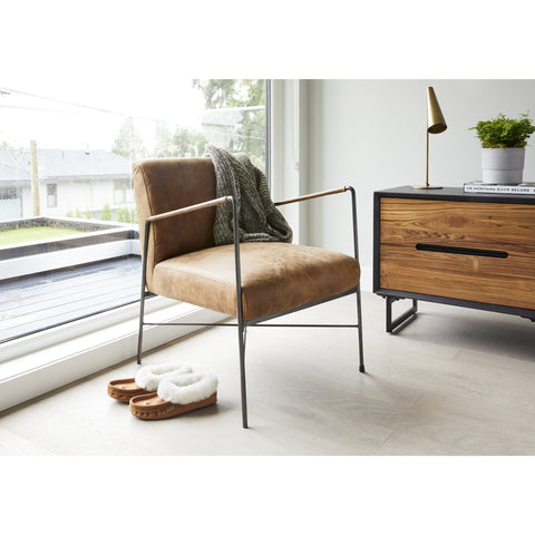 Dagwood Industrial Club Armchair with Track Arms