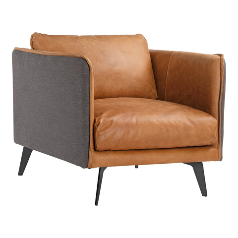 Messina Mid Century Upholstered Club Armchair