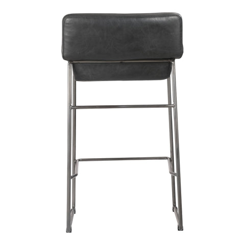 Timeless Minimalist Contemporary Sled Counter Stool