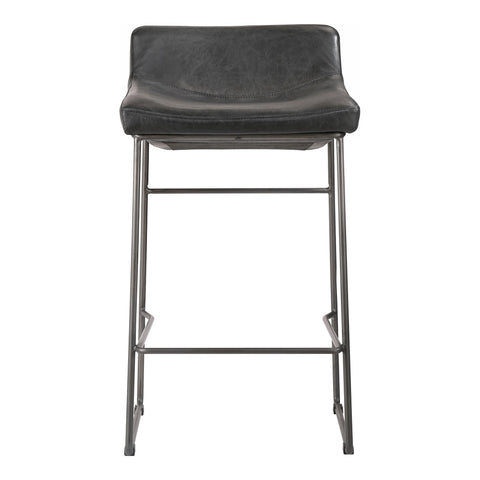 Timeless Minimalist Contemporary Sled Counter Stool