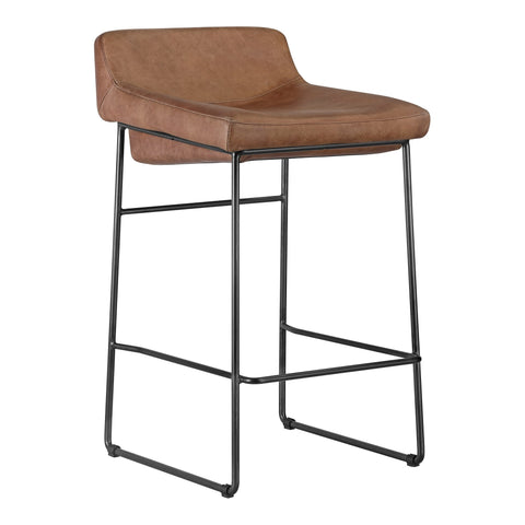 Starlet Timeless Minimalist Armless Curved Contemporary Counter Stool