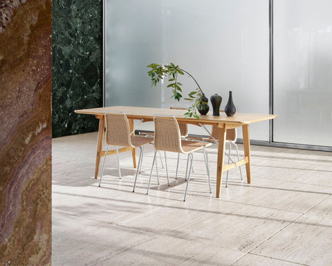 Timeless Minimalist Scandinavian Cantilever Dining Side Chair