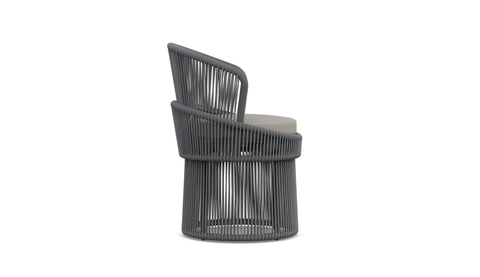 Outdoor Living and Garden Coastal Barrel Accent Chair