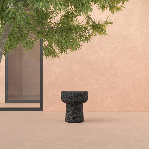 Azzurro Living Panama Modern Drum Center Table