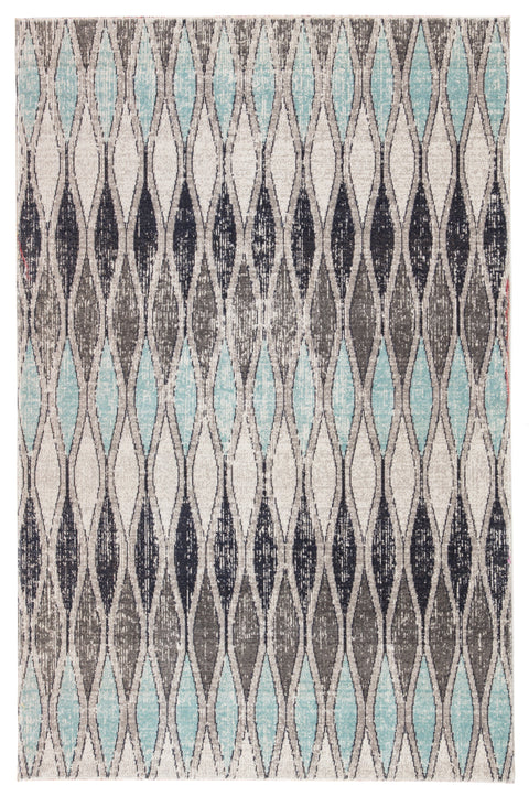 Contemporary Geometric Area Rug for High Traffic Spaces - Rectangle
