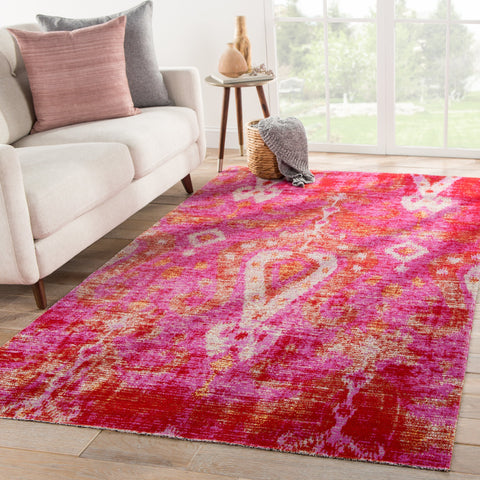 Bohemian Global Eclecticist Ikat Area Rug - Rectangle