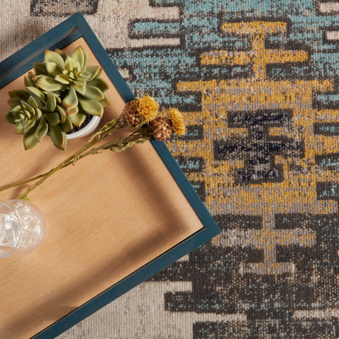 Bohemian Global Eclecticist Geometric Runner - Rectangle