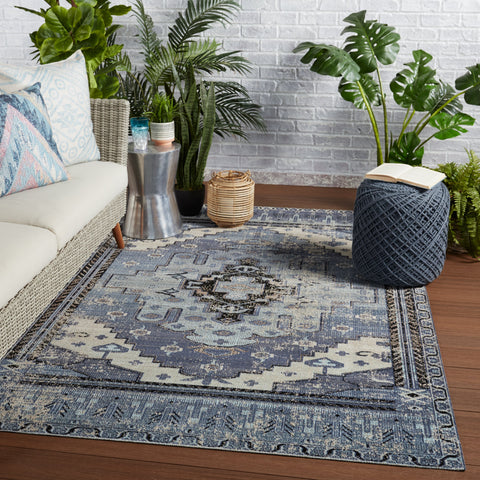 Bohemian Global Eclecticist Medallion Area Rug - Rectangle