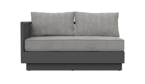 Porto Heathered Chenille Right Oriented Modular Sofa