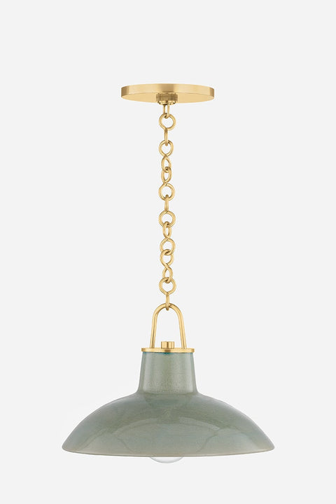 Pottersville Mid Century Organic Accent Bell Pendant Light