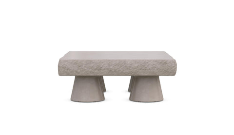 Azzurro Living Modern Drum Coffee Table Outdoor Living & Garden