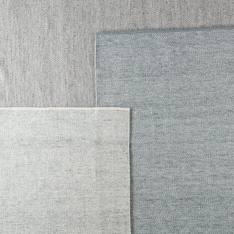 Contemporary Heathered Runner with Contrast Trim - Rectangle