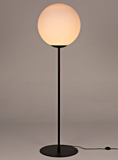 Ambient Round Floor Lamp for Industrial Modern Spaces