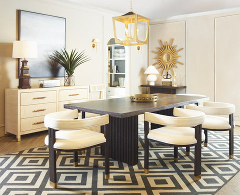 Contemporary Sunburst Accent Mirror for Dining Room Wall