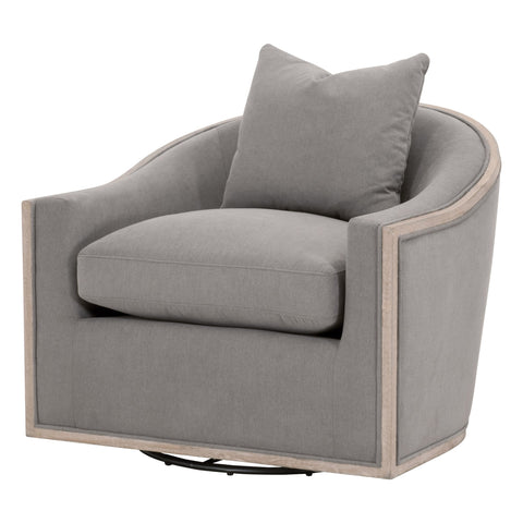 Timeless Minimalist Transitional Barrel Lounge Chair