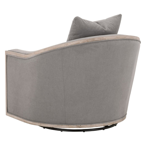 Timeless Minimalist Transitional Barrel Lounge Chair