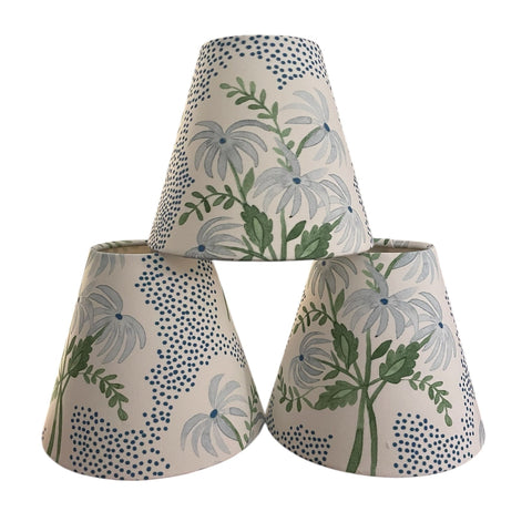 Pearl Accent Elegant Handcrafted Graphic Lamp Shade