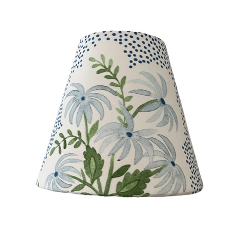 Pearl Accent Elegant Handcrafted Graphic Lamp Shade
