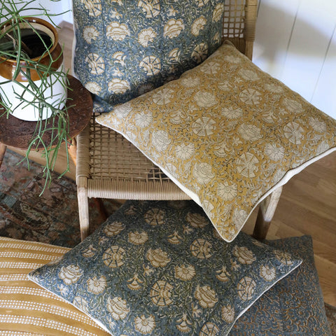 Filling Spaces Artful Traditionalist Bohemian Handcrafted Accent Throw Pillow - 18 x 18 - 20 x 20 - 22 x 22 - 24 x 24 - 26X 26 - 14 x 20 - 14 x 40 - 18 x 40 - 16 x 50