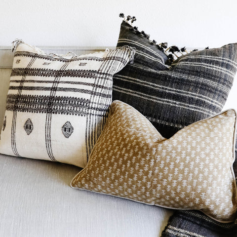 Filling Spaces Classic Bohemian Handwoven Accent Throw Pillow - 18 x 18 - 20 x 20 - 22 x 22 - 24 x 24 - 26X 26 - 14 x 20 - 14 x 40 - 18 x 40 - 16 x 50