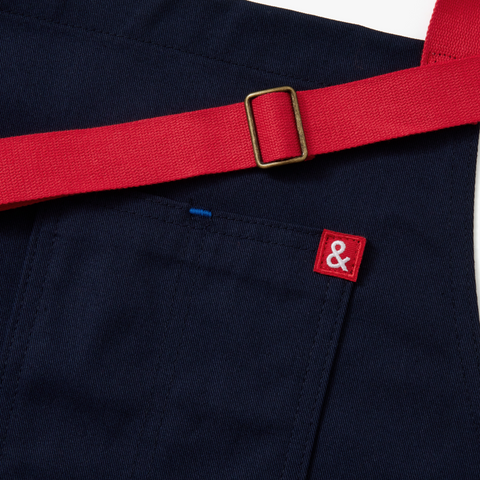 YAS CHEF Bib Apron with Adjustable Pockets