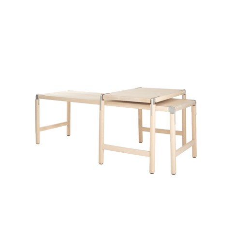 Timeless Minimalist Rectangle Nesting Table Set