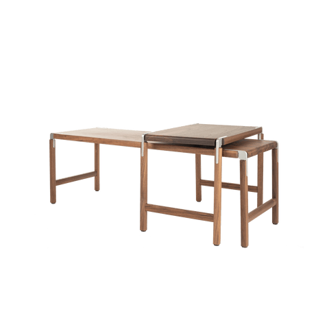 Timeless Minimalist Rectangle Nesting Table Set