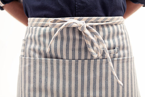 Waist Apron with Pockets and Utility Loop