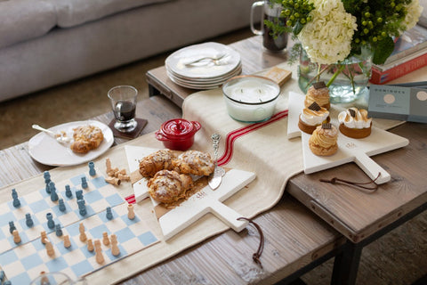 Vintage Rustic Stripe Rectangular Table Runner