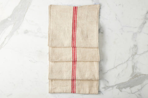 Vintage Rustic Stripe Rectangular Table Runner